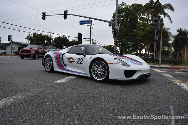 Porsche 918 Spyder spotted in Newport Beach, California