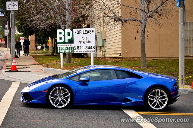 Lamborghini Huracan spotted in Rowland Heights, California