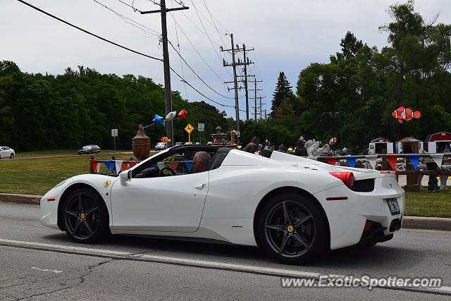 Ferrari 458 Italia spotted in Woodridge, Illinois