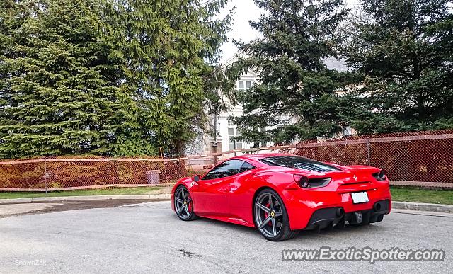 Ferrari 488 GTB spotted in Oakville, ON, Canada