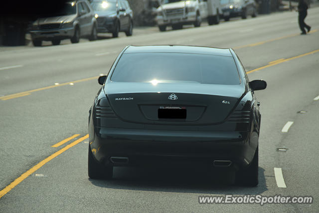 Mercedes Maybach spotted in Malibu, California