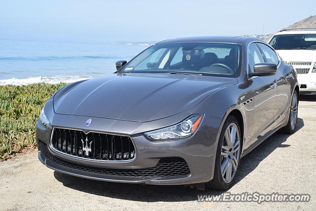 Maserati Ghibli spotted in Malibu, California