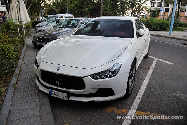 Maserati Ghibli spotted in San Pedro, Spain