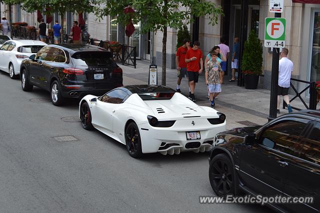 Ferrari 458 Italia spotted in Boston, Massachusetts