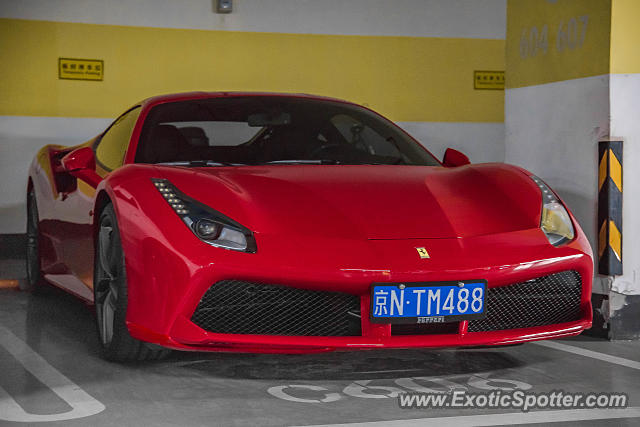 Ferrari 488 GTB spotted in Beijing, China