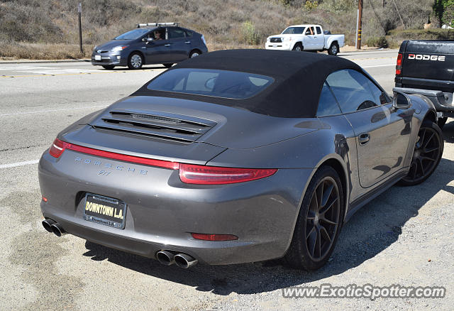 Porsche 911 spotted in Malibu, California