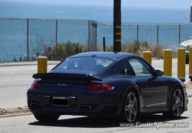 Porsche 911 Turbo spotted in Malibu, California