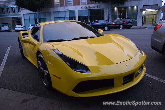 Ferrari 488 GTB spotted in Beverly Hills, California