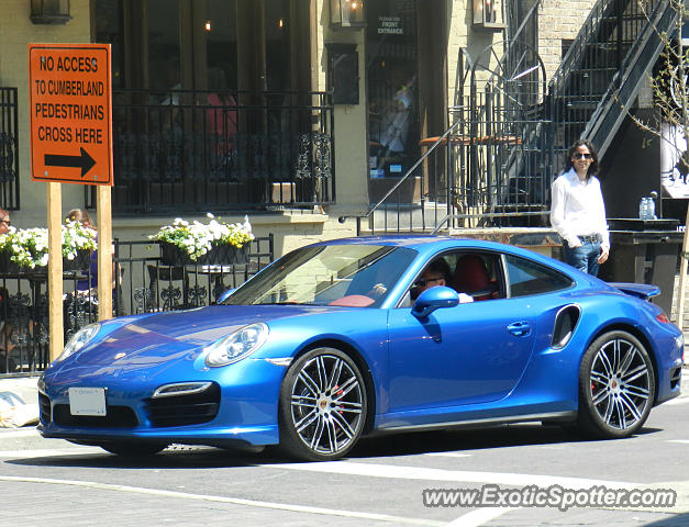 Porsche 911 Turbo spotted in Toronto, Canada