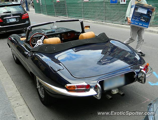 Jaguar E-Type spotted in Toronto, Canada