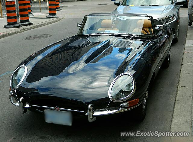 Jaguar E-Type spotted in Toronto, Canada