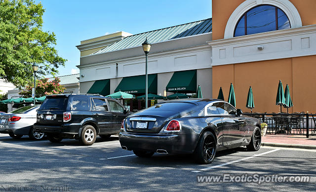 Rolls-Royce Wraith spotted in Charlotte, North Carolina