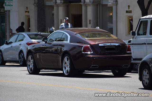 Rolls-Royce Wraith spotted in Beverly Hills, California