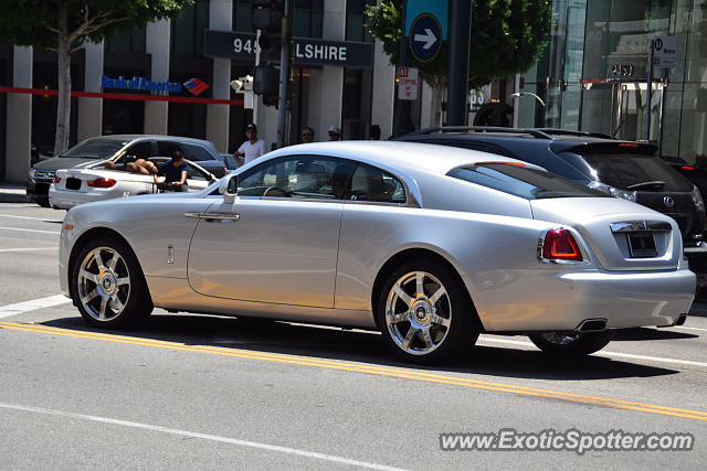 Rolls-Royce Wraith spotted in Beverly Hills, California