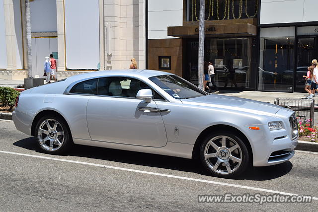 Rolls-Royce Wraith spotted in Beverly Hills, California