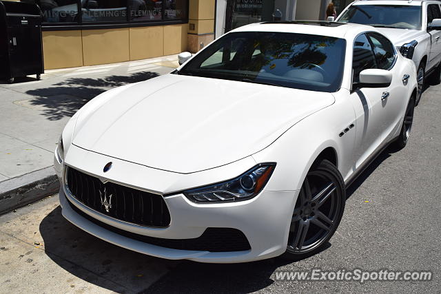 Maserati Ghibli spotted in Beverly Hills, California