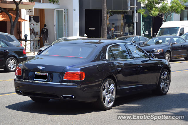 Bentley Flying Spur spotted in Beverly Hills, California