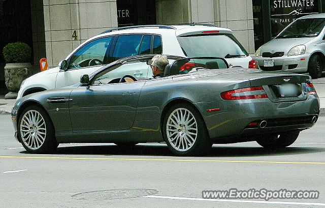 Aston Martin DB9 spotted in Toronto, Canada