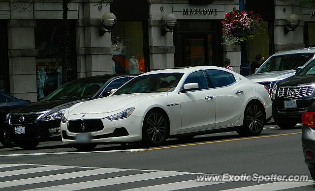 Maserati Quattroporte spotted in Toronto, Canada