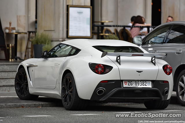 Aston Martin Zagato spotted in Warsaw, Poland