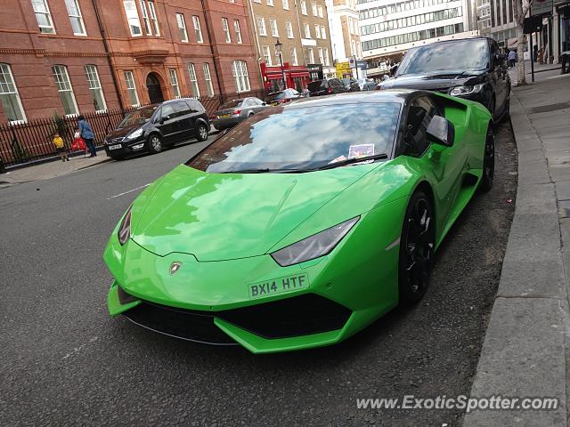 Lamborghini Huracan spotted in London, United Kingdom