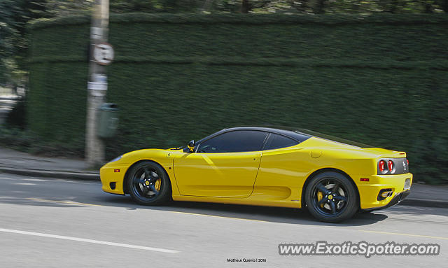 Ferrari 360 Modena spotted in São Paulo, Brazil