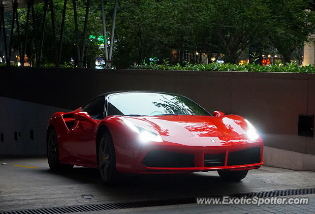 Ferrari 488 GTB spotted in Shanghai, China