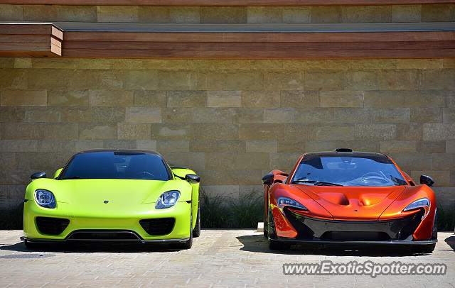 Porsche 918 Spyder spotted in Malibu, California