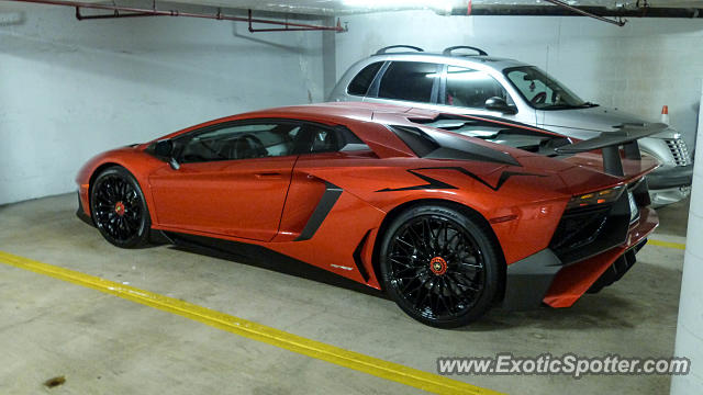 Lamborghini Aventador spotted in Georgetown, DC, Maryland