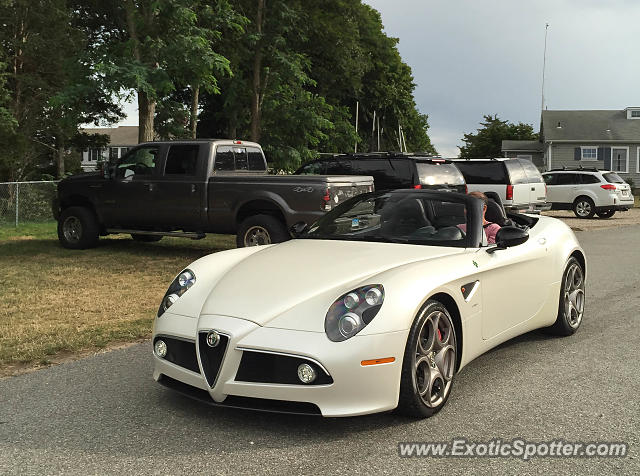 Alfa Romeo 8C spotted in Cape Cod, Massachusetts