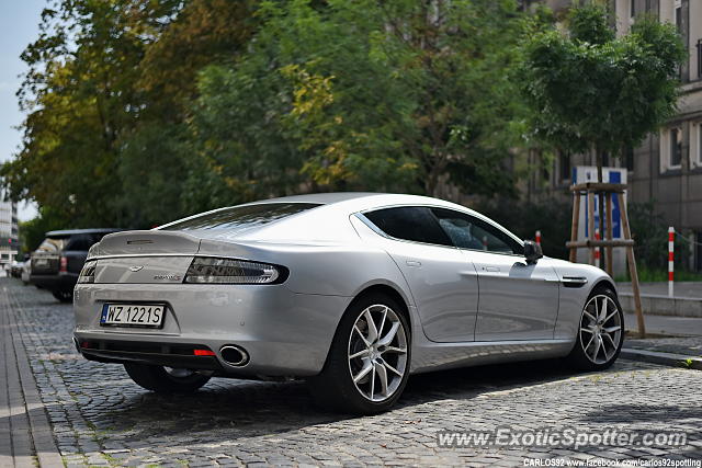 Aston Martin Rapide spotted in Warsaw, Poland