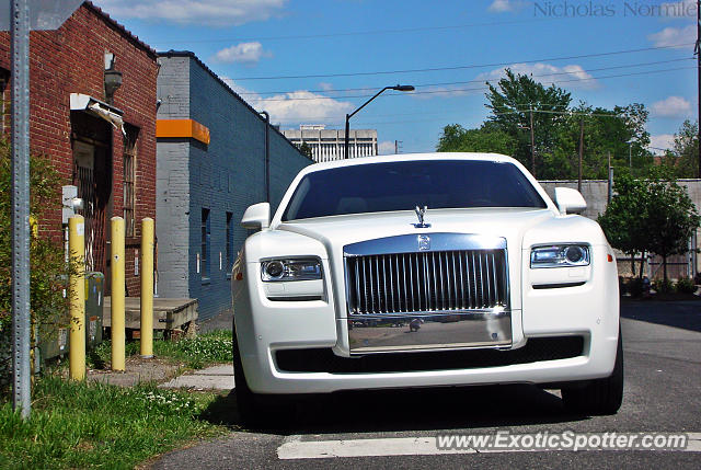 Rolls-Royce Ghost spotted in Raleigh, North Carolina