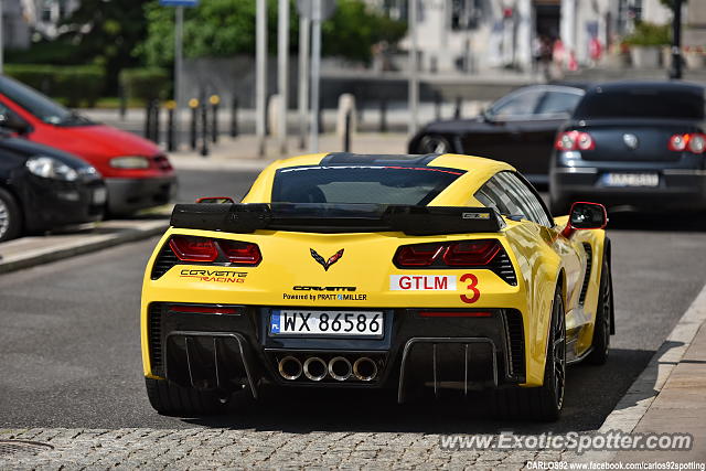 Chevrolet Corvette Z06 spotted in Warsaw, Poland