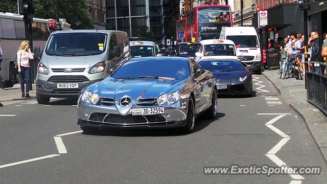 Mercedes SLR spotted in London, United Kingdom