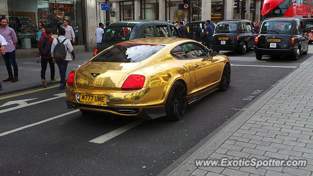 Bentley Continental spotted in London, United Kingdom