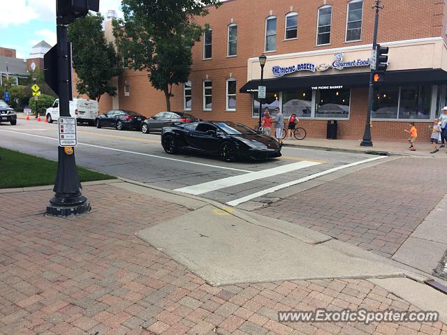 Lamborghini Gallardo spotted in Libertyville, Illinois