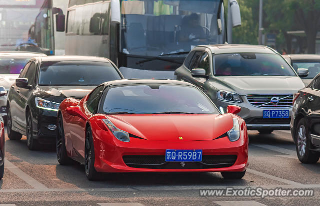 Ferrari 458 Italia spotted in Beijing, China
