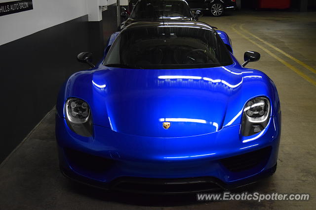 Porsche 918 Spyder spotted in Beverly Hills, California