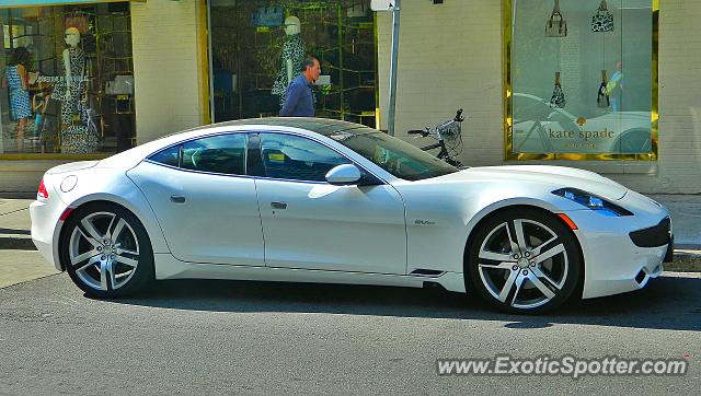 Fisker Karma spotted in Toronto, Canada