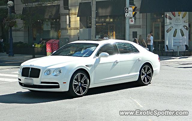 Bentley Flying Spur spotted in Toronto, Canada