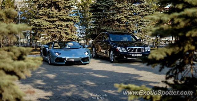 Lamborghini Aventador spotted in Chelyabinsk, Russia