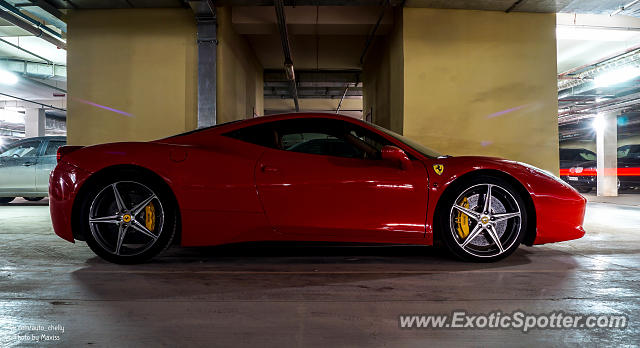 Ferrari 458 Italia spotted in Chelyabinsk, Russia