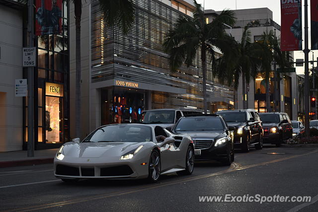 Ferrari 488 GTB spotted in Beverly Hills, California