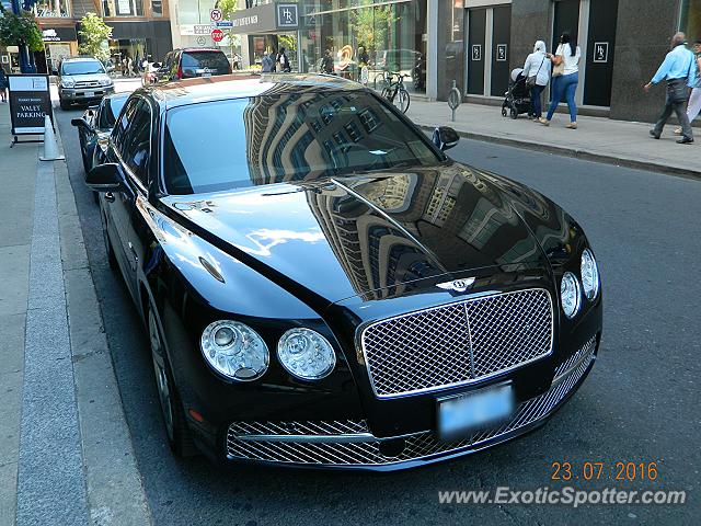 Bentley Flying Spur spotted in Toronto, Canada