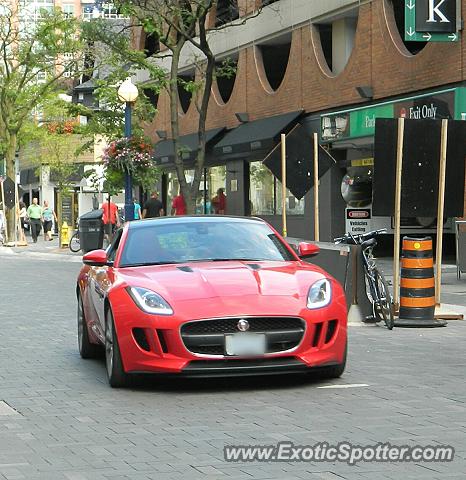 Jaguar F-Type spotted in Toronto, Canada