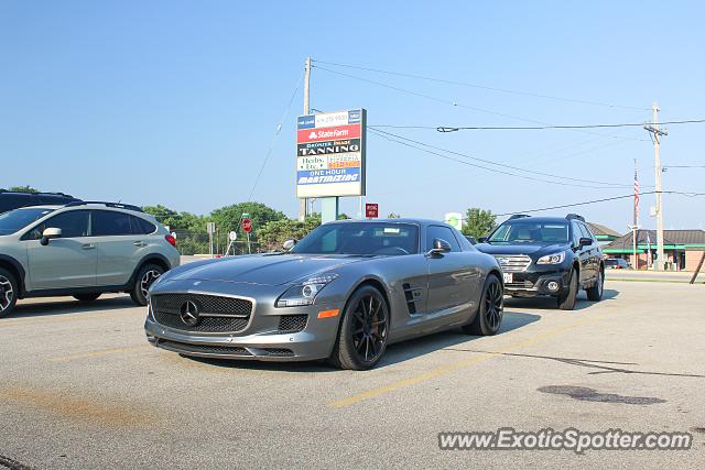 Mercedes SLS AMG spotted in Hartland, Wisconsin
