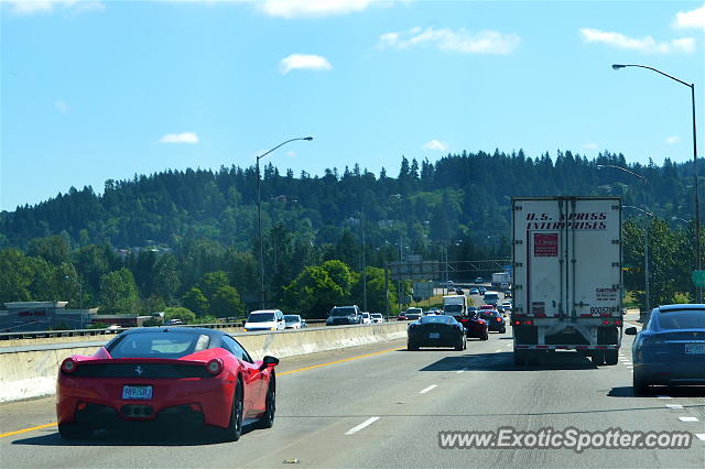Ferrari 458 Italia spotted in Oregon City, Oregon