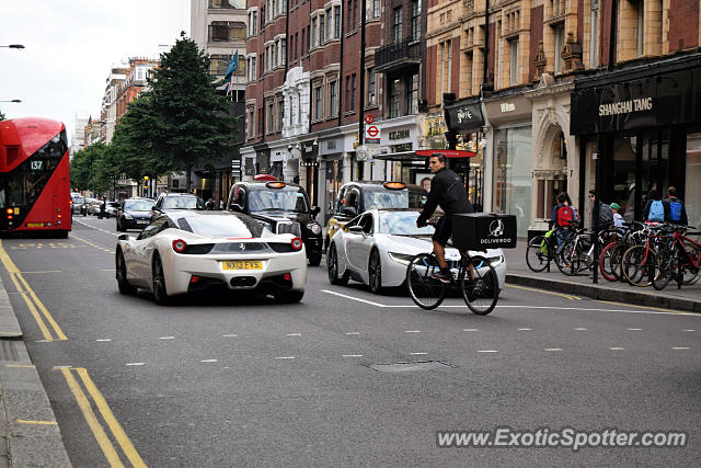 Ferrari 458 Italia spotted in London, United Kingdom