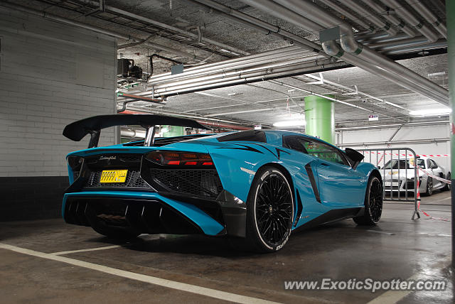 Lamborghini Aventador spotted in Stockholm, Sweden