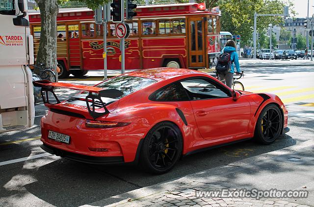 Porsche 911 GT3 spotted in Zurich, Switzerland
